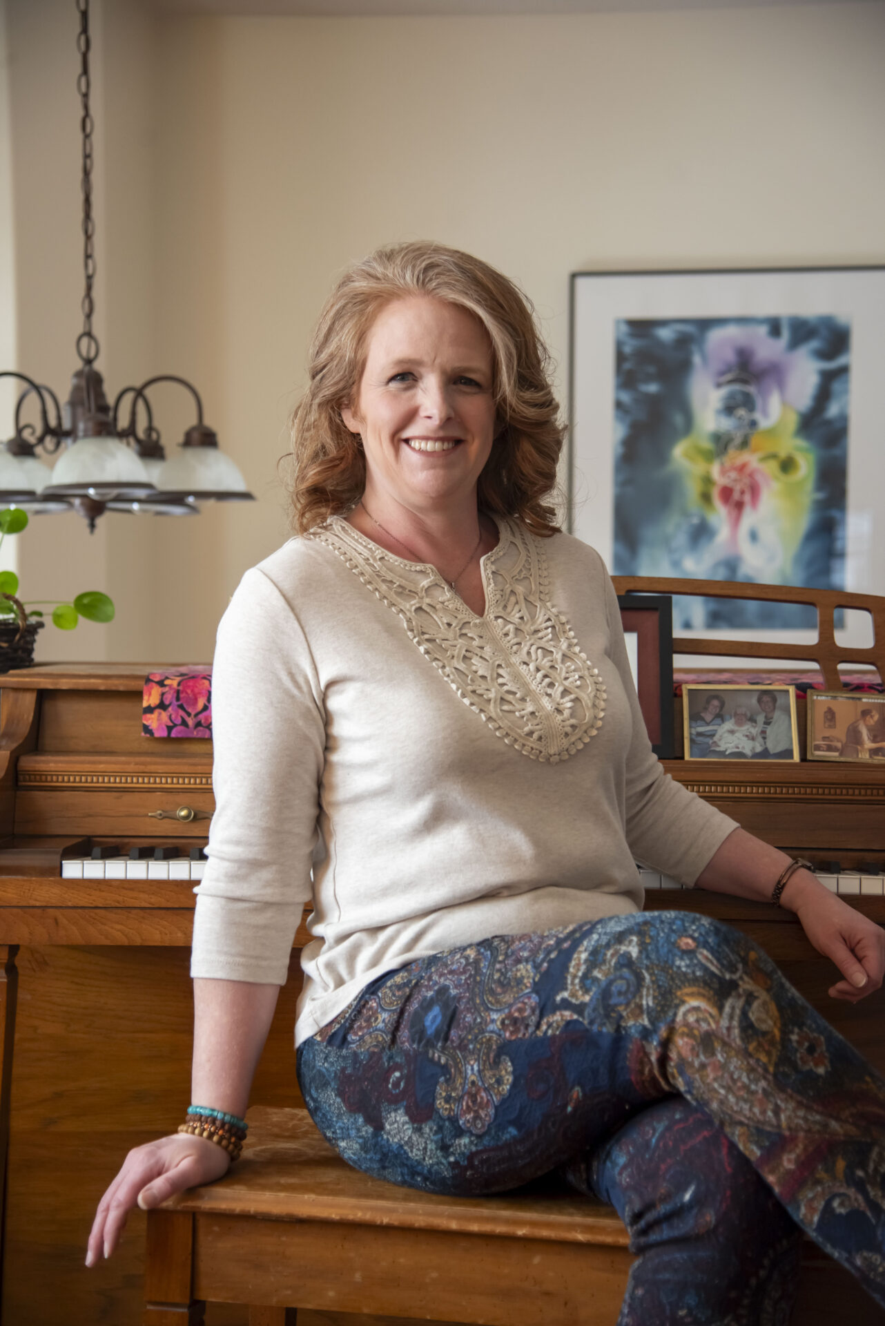 Emily sitting on the bench Emily sitting on the bench