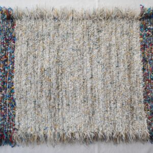 Fluffy Rug, Bright Colour Mash-up, 29x19