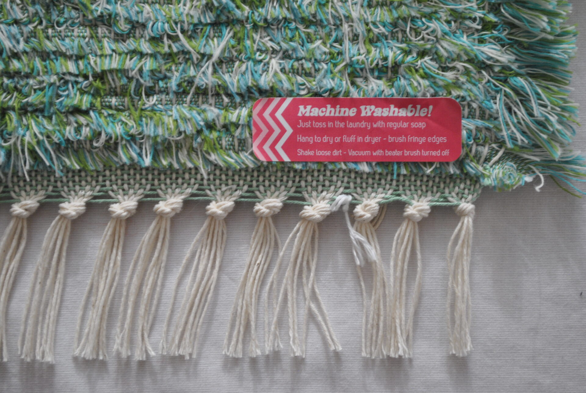 Fluffy Rug, Seafoam Paradise, 29x18 - Image 8