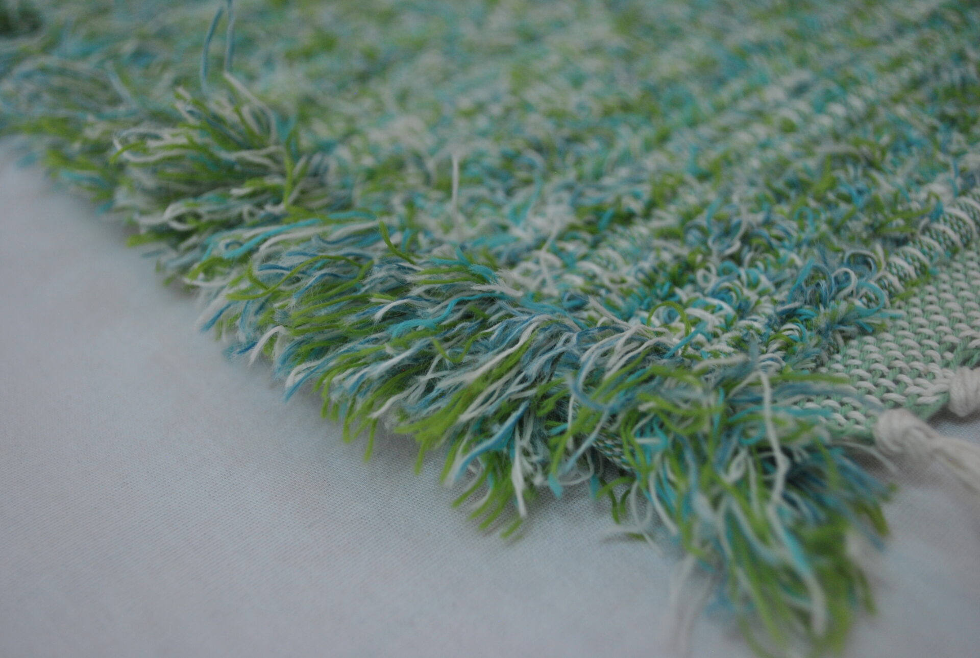 Fluffy Rug, Seafoam Paradise, 29x18 - Image 2