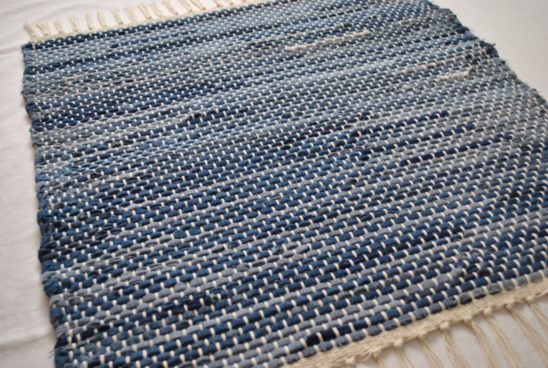 Denim Rug, Quiet Riot, 28x26 - Image 2
